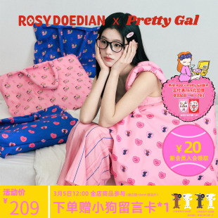 联名款 ROSYDOEDIAN Gal Pretty 印花大容量包包手提旅行行李包