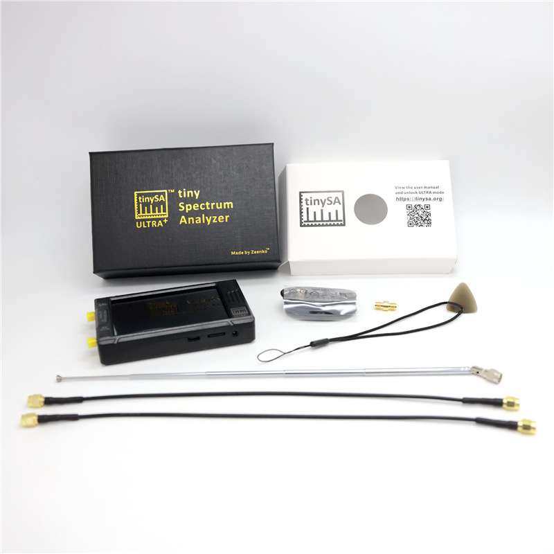新款上新tinySA ULTRA Plus ZS406 手持频谱分析仪 100k-5.4GHz