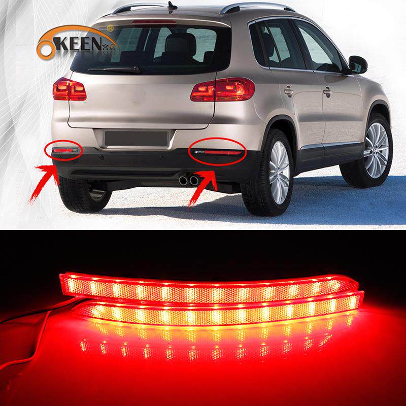 OKEEN适用09-16大众途观后杠灯 专用保险杠尾灯汽车改装l
