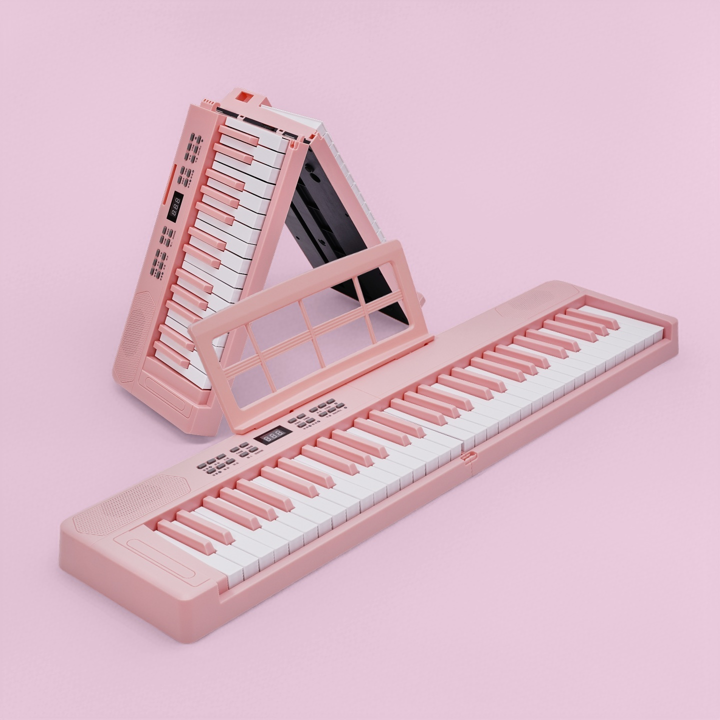 VOICEPAL声派P627折叠电钢琴61键