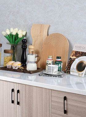 样板间厨房摆件软装橱p柜展厅样板房陈设装饰品咖啡豆主题餐厅装