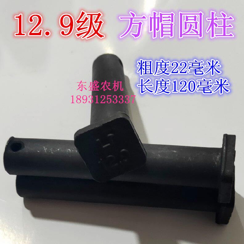 带帽圆柱销轴t钢销轴销子带孔孔穿圆柱制定位销调级销钉12.9型方