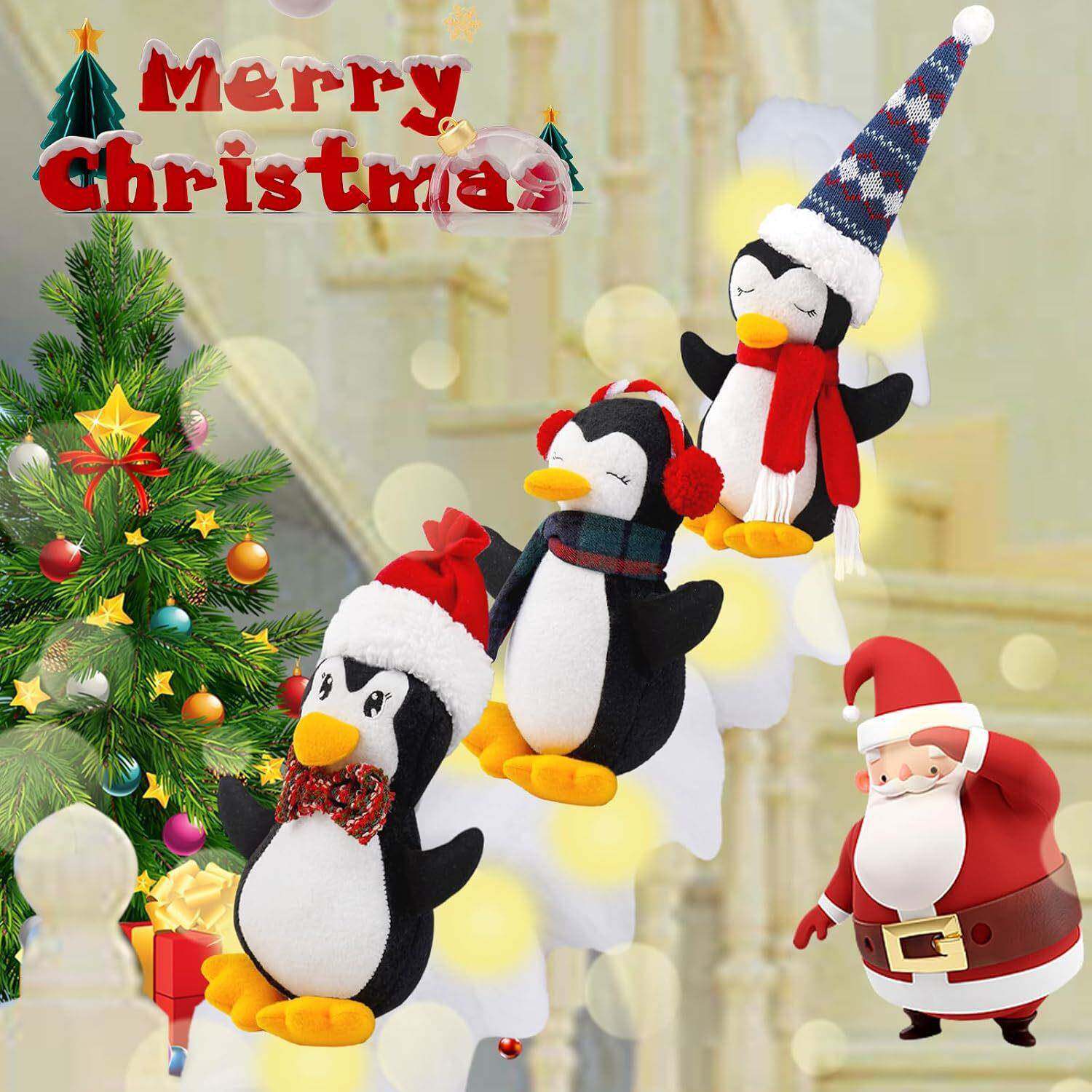 Украшение пингвинов.