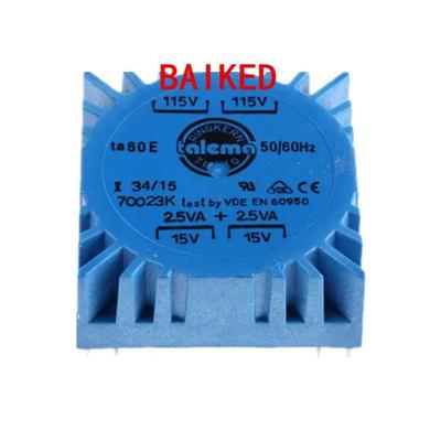 Talema 70023K 环形变压器 2x15v交流次级额定电压 5VA额定功率