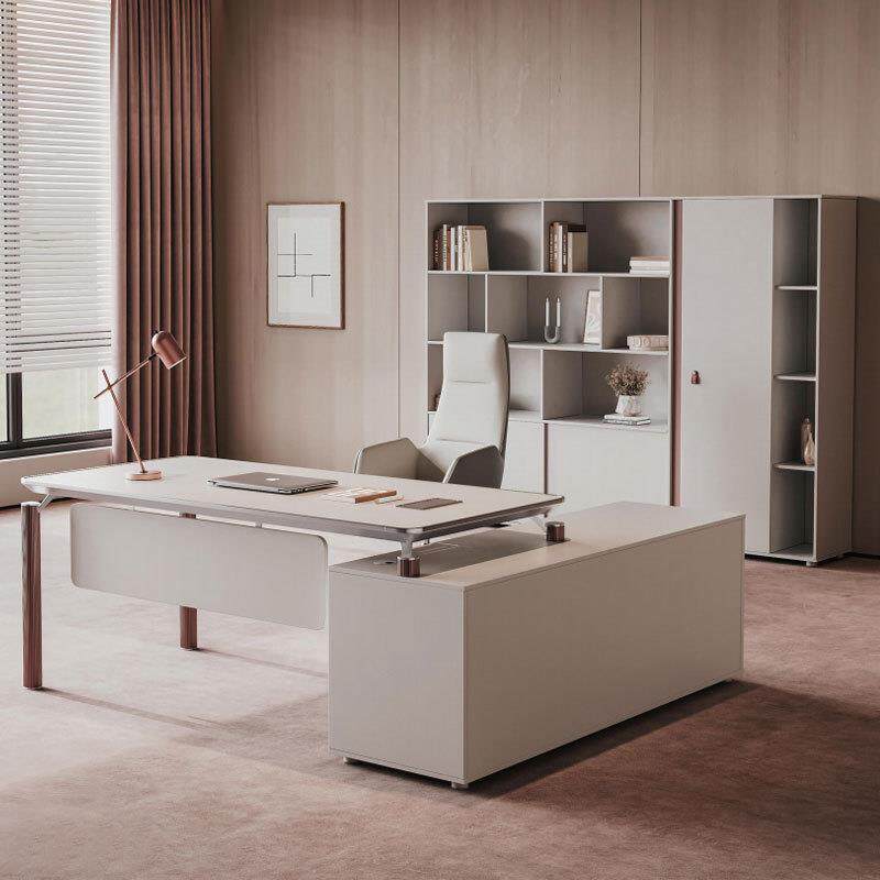 老板桌现代简约办公桌经理总裁桌办公室办公家具大板桌书房写字台