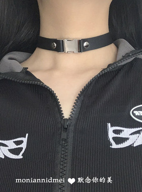 女生小众复古朋克choker