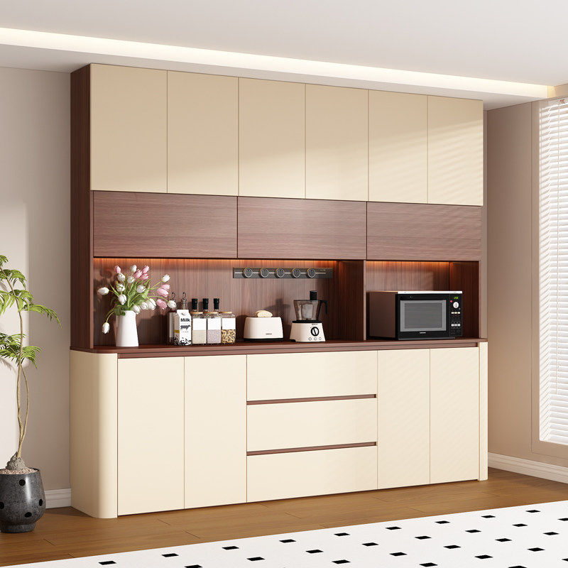 ENF级实木餐边柜靠墙一体储物柜客厅置物柜生态板酒柜茶水柜定制,住宅家具,餐边柜,淘宝优惠券,粉丝福利购,淘宝优惠卷