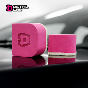 Detail Lab去油膜羊毛毡施工海绵洗车玻璃油膜去除剂专用工具用品