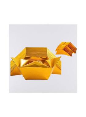 厂家直销加厚精装切角金元宝半成品手工折纸佛堂用品金银元宝