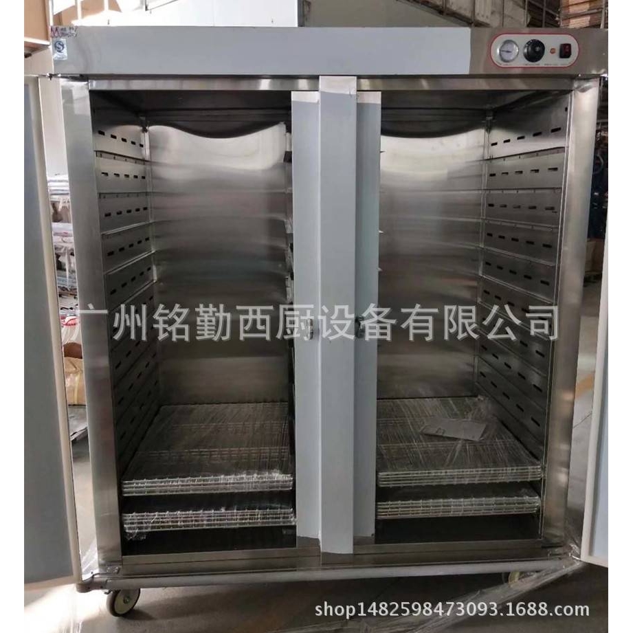 22层双门宴会保温餐车 酒店不锈钢保温送餐车 热风循环保温餐车