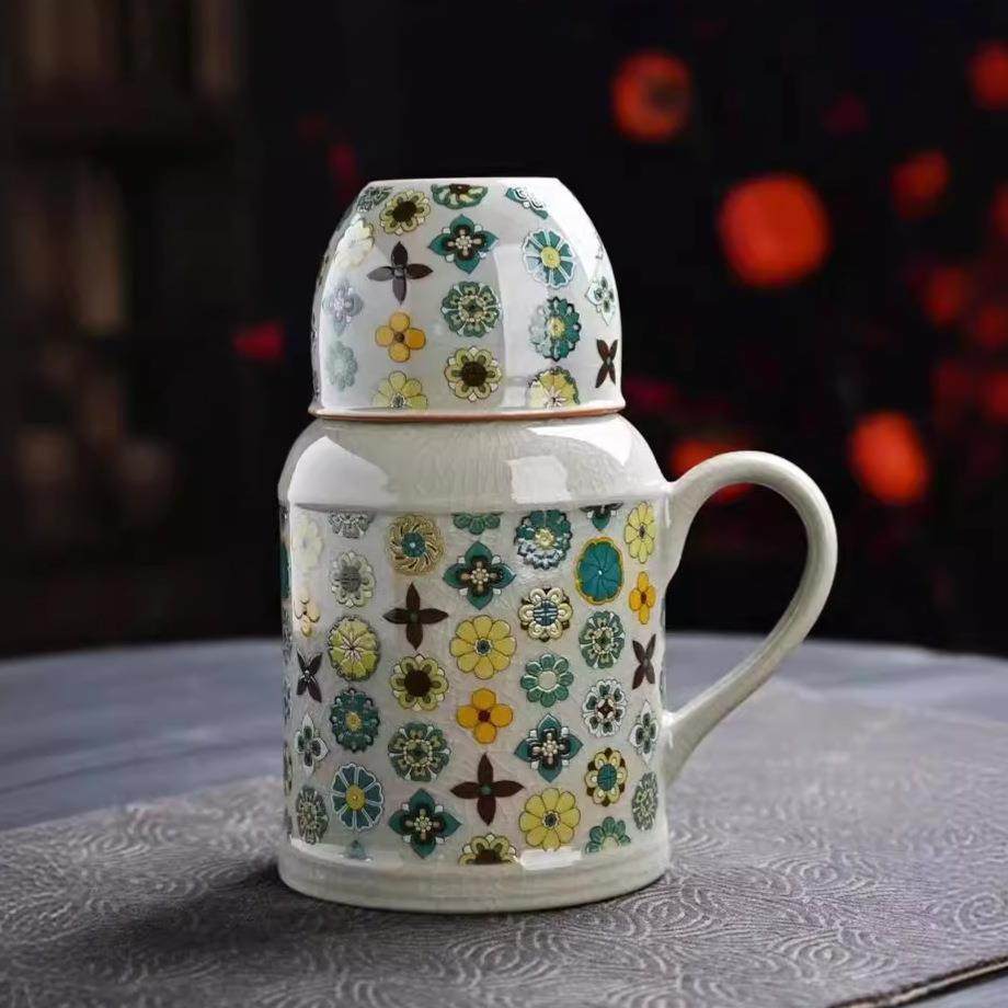 汝窑大唐宝相小暖壶马克杯带盖陶瓷焖茶杯中式保温瓶办公杯带手柄,乐器/吉他/钢琴/配件,其它乐器配件,淘宝优惠券,粉丝福利购,淘宝优惠卷