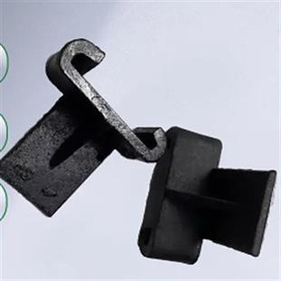 防爬器 轨道煤矿钢轨固轨器轨道使用 矿用焊接型铸钢22kg卡轨器