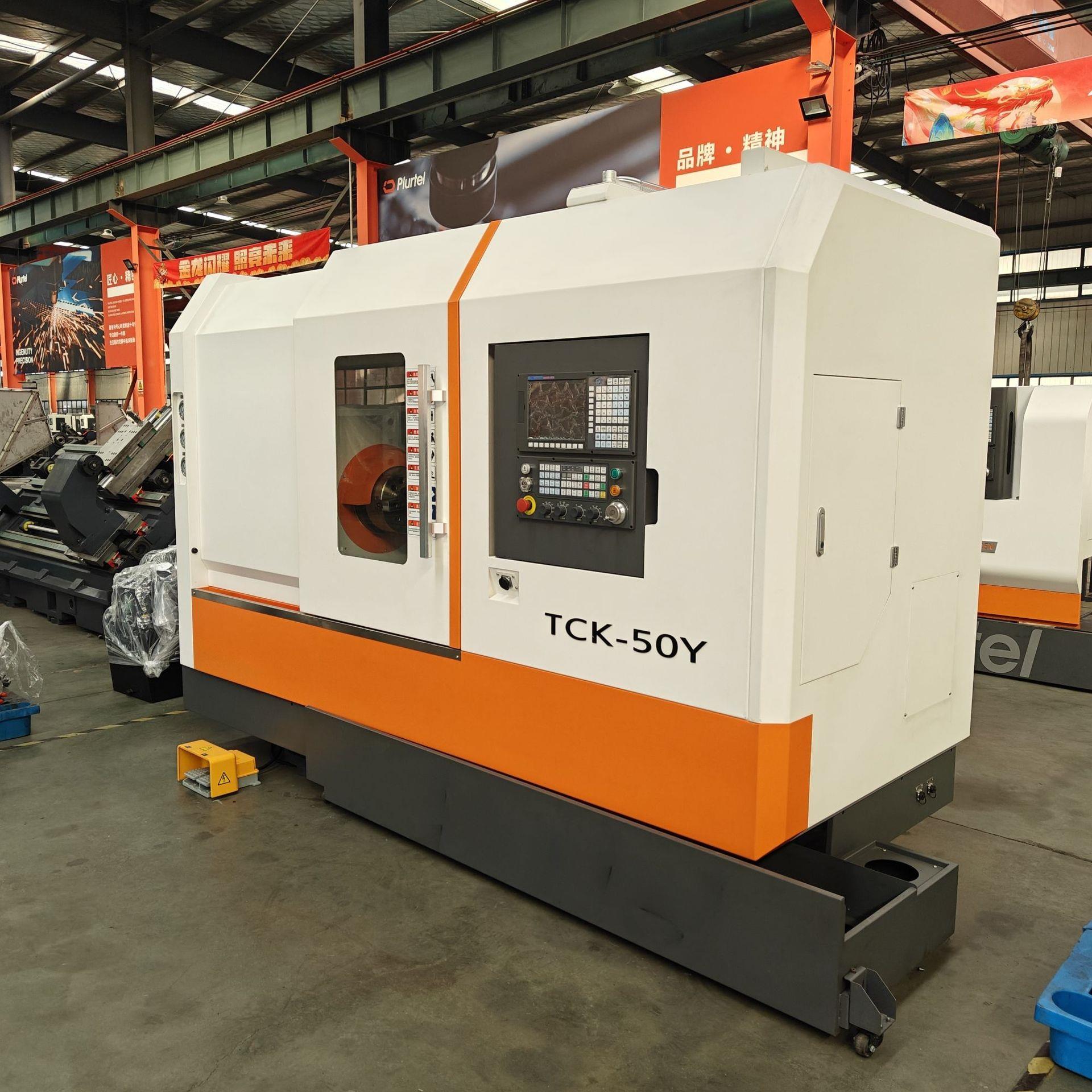 标准TCK50A斜床身数控车床沈一机床集团供应Y轴车铣复合