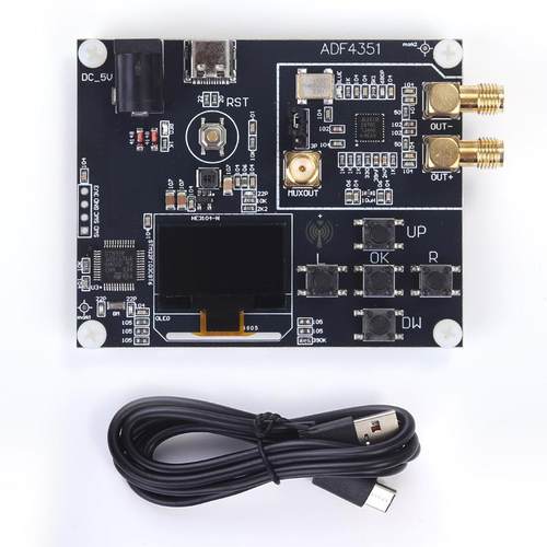 ADF4351射频信号发生器35-4400MHz扫频仪STM32锁相环射频信号源