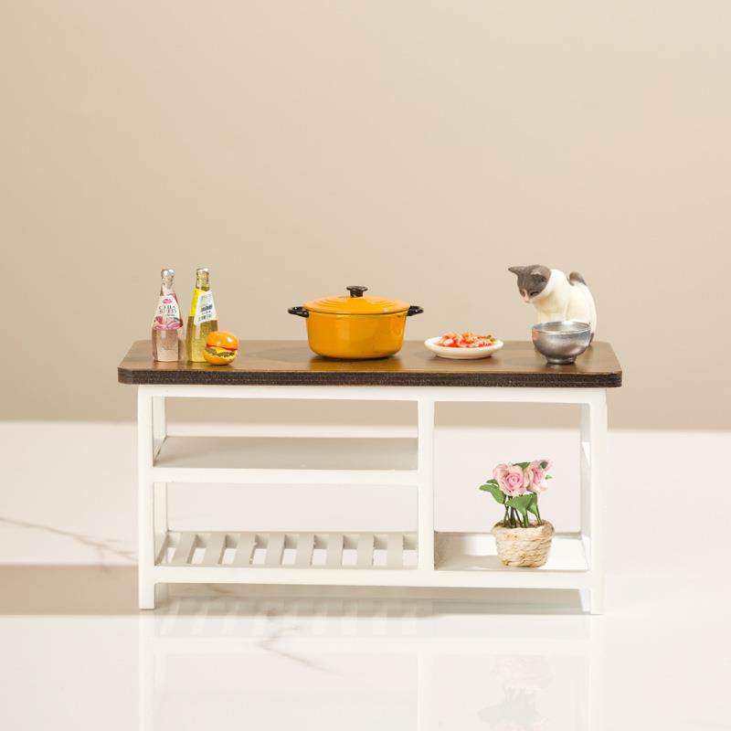 1:12娃娃屋摆件dollhouse家具配件微缩场景OB11用桌子书桌电脑桌,纺织面料/辅料/配套,纺织机械配件,淘宝优惠券,粉丝福利购,淘宝优惠卷