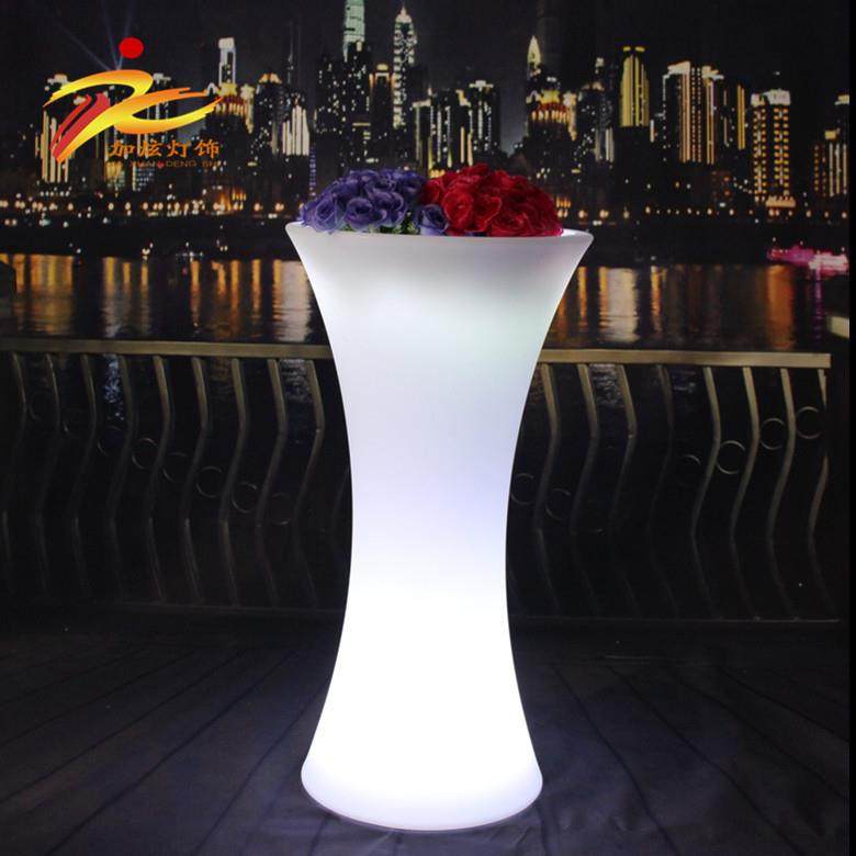 厂家直销LED发光花盆盆景创意时尚户外低碳环保塑胶家居绿植