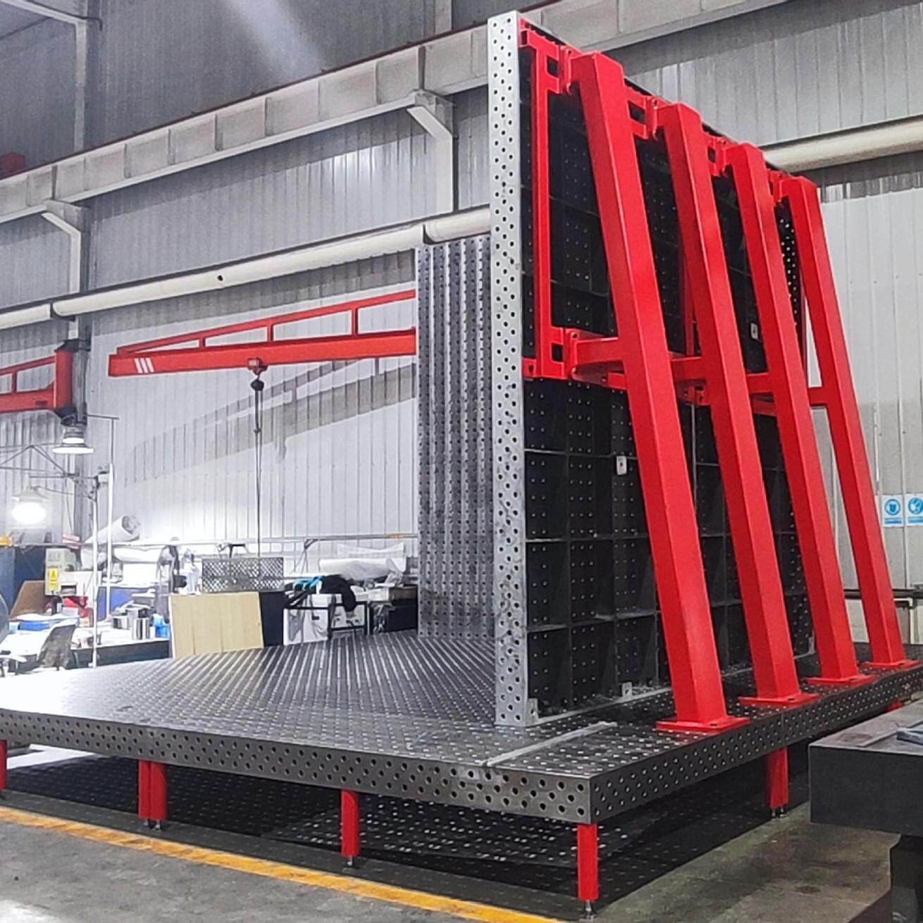 D28焊接平台三维柔性焊接平台快速锁紧销多功能夹具 铸铁平台定金
