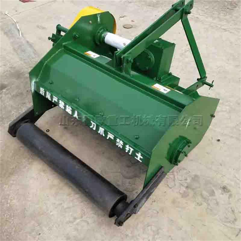 玉米高粱破碎还田机 手扶农用秸秆粉碎机 高粱黄豆秸秆归田机