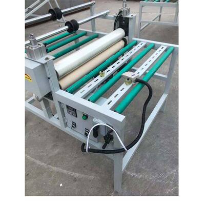 Glass laminating machine智能温控晶钢门贴膜机 橱柜门覆膜机