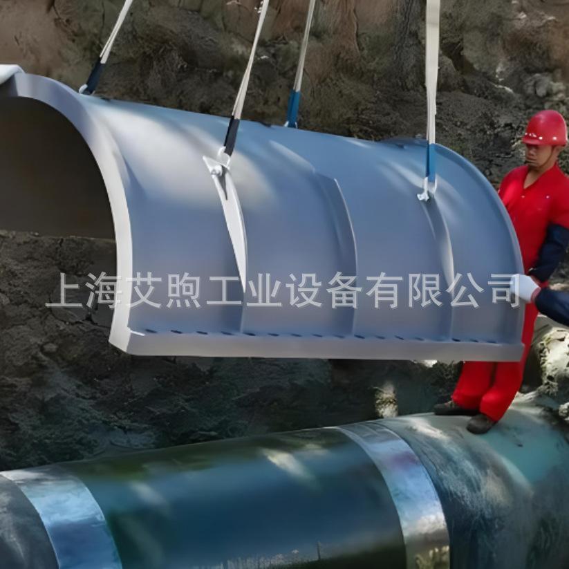 1000Psi高压钢制抢修抱箍 化工油气管套筒修复夹耦合式双节堵漏器