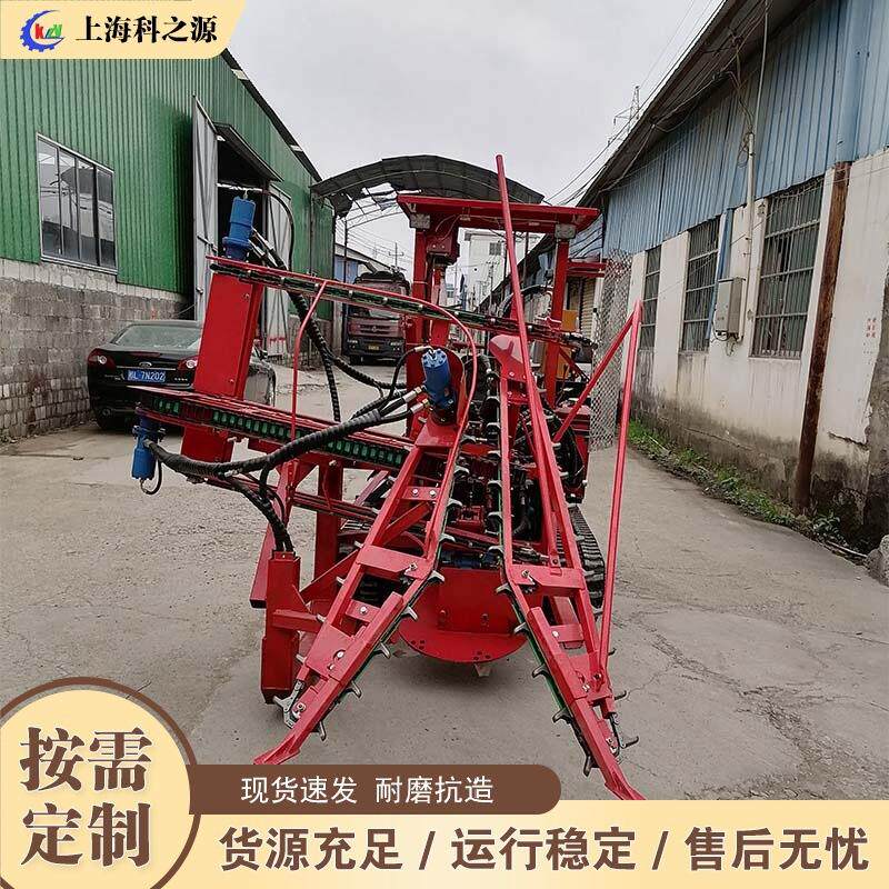 座驾式甘蔗收获机 土质地面作业收割机 分段式半倒伏收割机