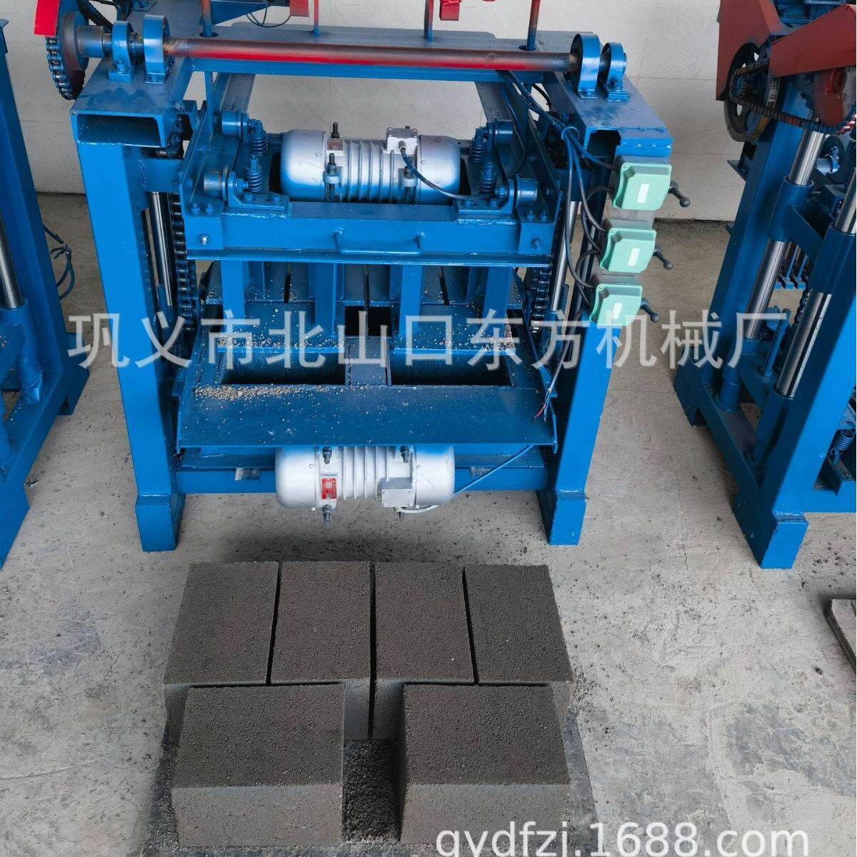 4-35四柱机290-190-190实心砖全自动带码砖机的制砖机设备