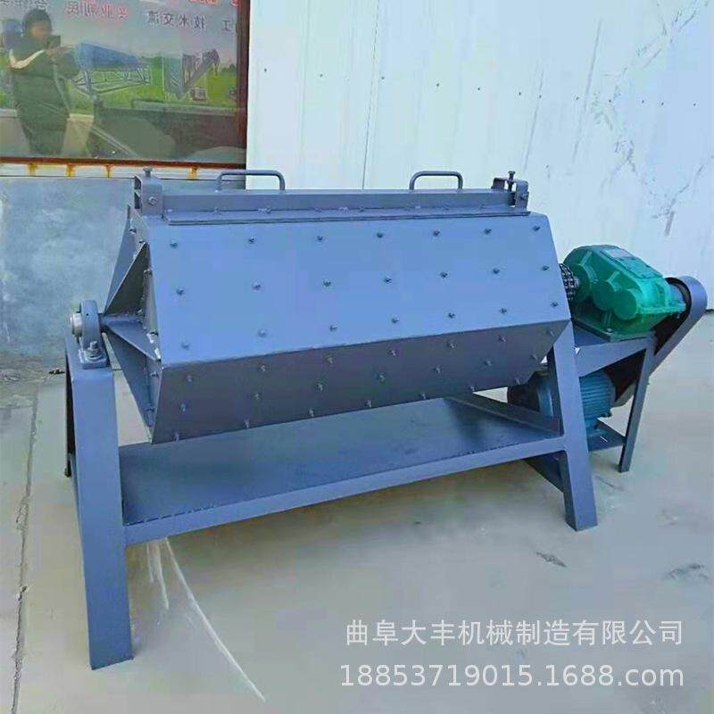 枣庄金属表面除锈滚抛打磨设备 六角滚筒抛光机 钢珠铁钉去毛刺机