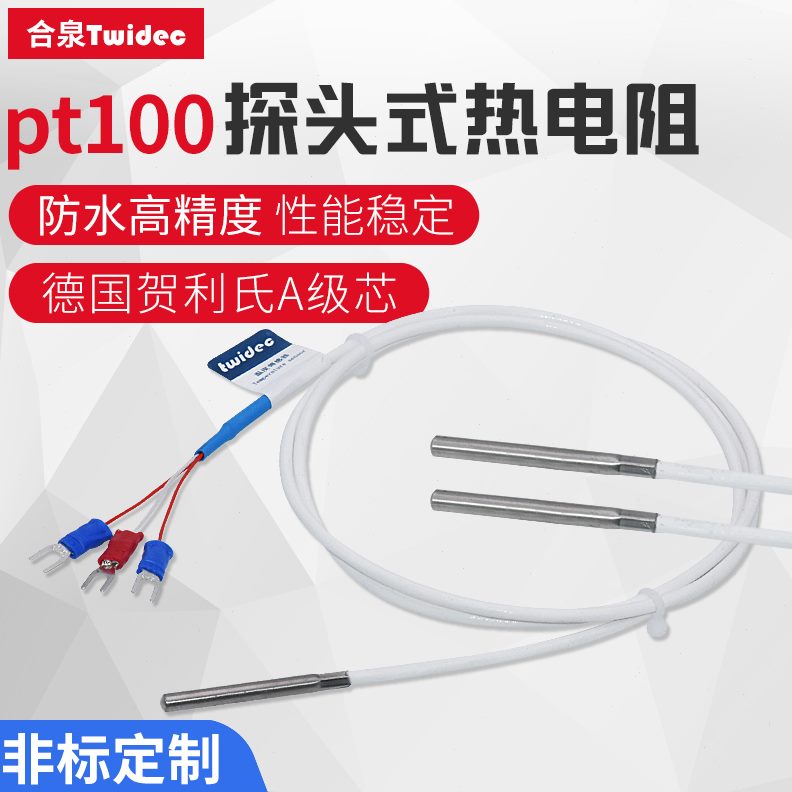 Tce0热电阻防水温度传感器探头tw芯探头防腐合泉A10高精度式p级id