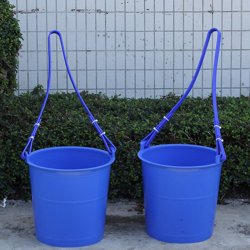 四季都耐用浇菜水桶粪桶塑料牛筋桶加厚尿桶老式双耳担水灌溉施肥