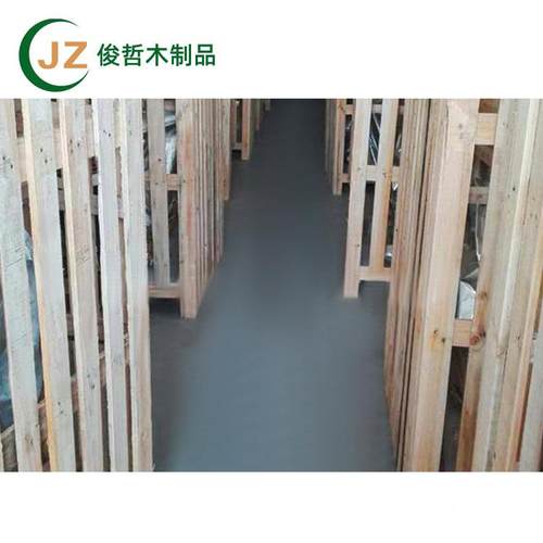 机器设备包装木出口免木架码蒸头货物运输JZ008出口胶合板架生产