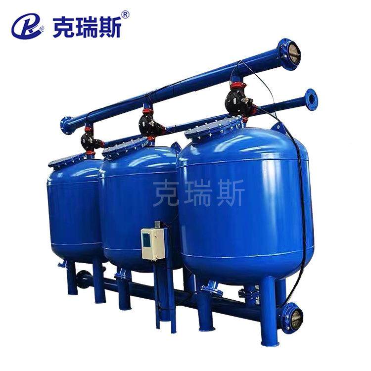 石英浅砂过滤器全自工业多介无品牌/质过滤器砂活性动炭层砂石过