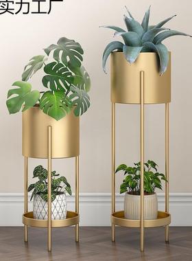 铁艺花置花架阳台花几多层客RII厅落地式绿架萝多肉盆架子高端物