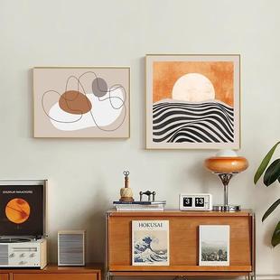 古蒙德里中安卧室头装饰JA-63床壁画法式玄关柜画小众艺术抽象客