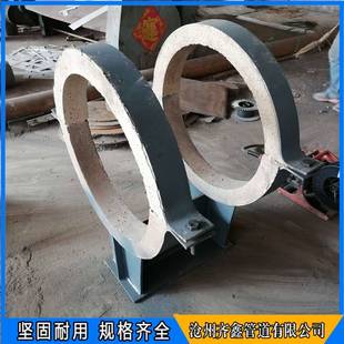 地埋蒸汽管道支吊架 埋地平面滑动支吊架 隔热瓦块蛭石管托可订制