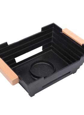 OYQ酒店用品款饭石烧烤盘酒精印烧烤麦炉烤肉铝制烤盘刻字新LOGO