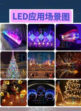 28灯35球头红色0.2瓦12DJY0度模顶3528透镜球凸红光带LED发光贴片