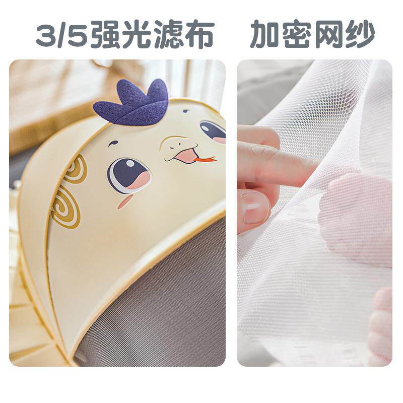 儿蚊帐宝罩可折70634896叠防蚊小全罩式蒙古包儿童床无底通用加密