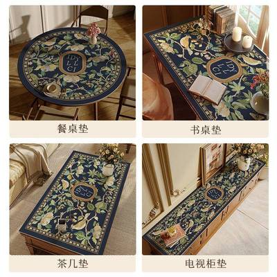 美式椭圆形桌垫皮24061416革餐桌桌布茶几隔热垫防耐高温防水桌子