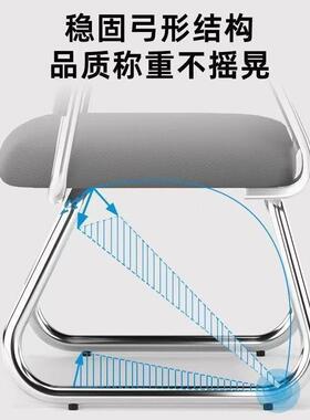 办公家用简约位电脑椅舒适坐靠椅背椅会议久室职员工座HJH55125椅
