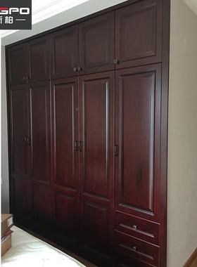 全屋家具整体卧沙室衣间胡帽桃实木新式YG001比中利衣柜