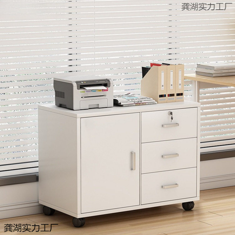 60cm加宽带锁木质收纳床头柜