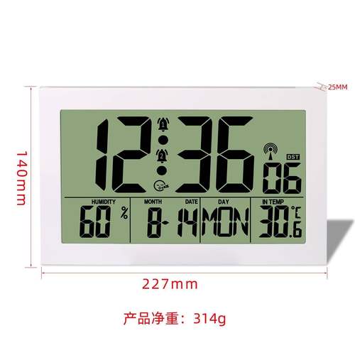 大屏CD大字音壁挂钟客数静厅卧室书房L商务场所多UMF闹钟墙贴钟