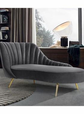 美4685式艺贵布妃椅沙发躺轻奢卧室客厅户型简约贵妃小椅懒人椅