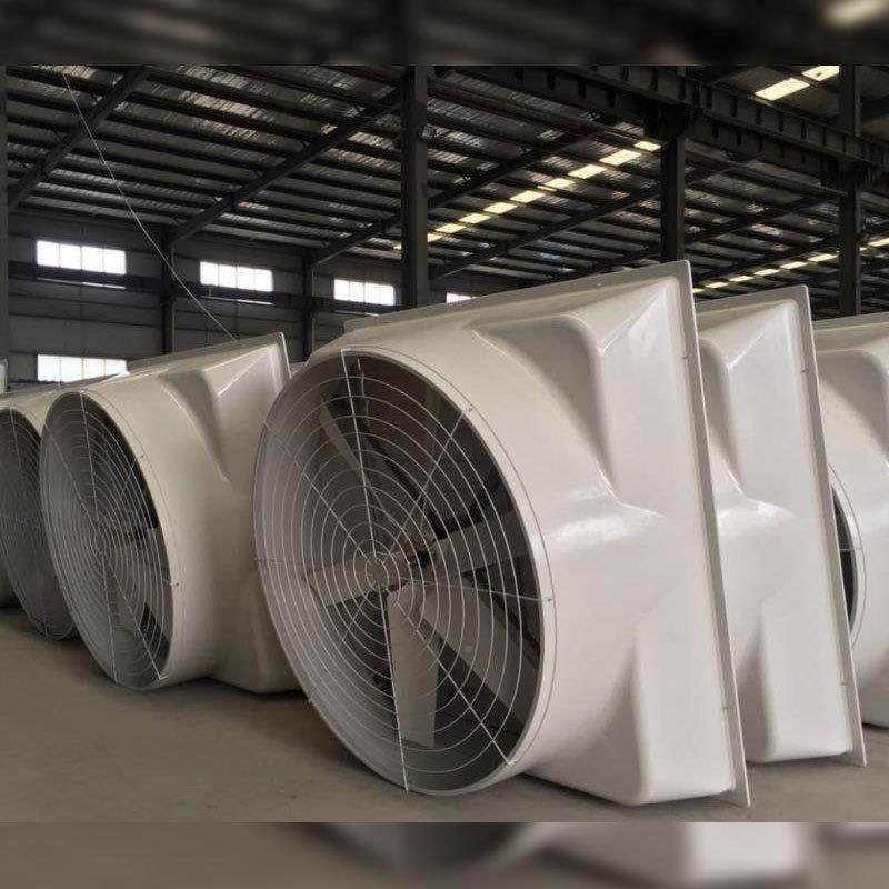 厂家负压风机静音喇叭口玻PHU璃钢风机畜殖牧养育雏猪舍排风机