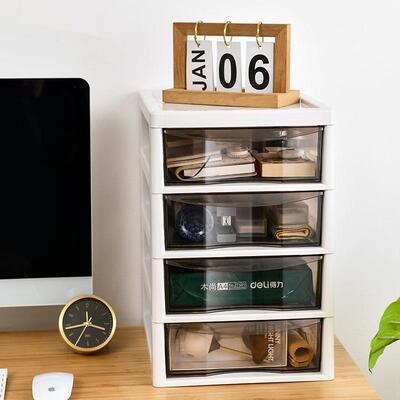 收盒抽屉式纳柜桌下a4文件置物收架纳多文具用品储物整理TB-60198