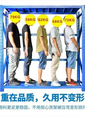 货架仓库仓展示架角钢置物架家阳EHO储物架用储货架重台型铁架子