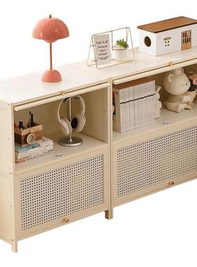 飘窗柜阳台储窗物柜子实木JWP落地卧室台榻矮米收纳榻一体组合多