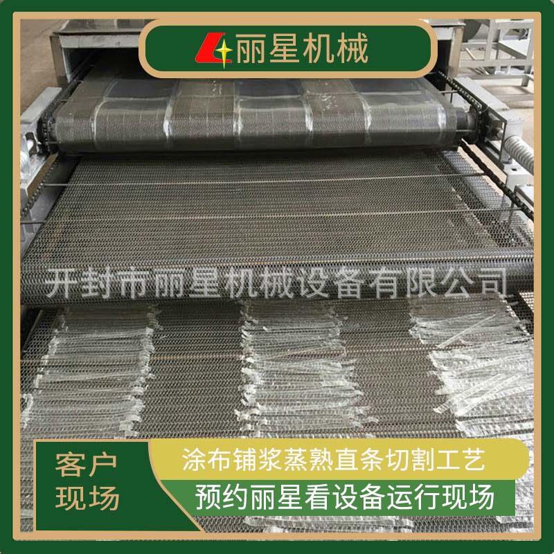 现化粉皮工厂用设备,丽星自动化粉皮机可自定义成品长短粗细