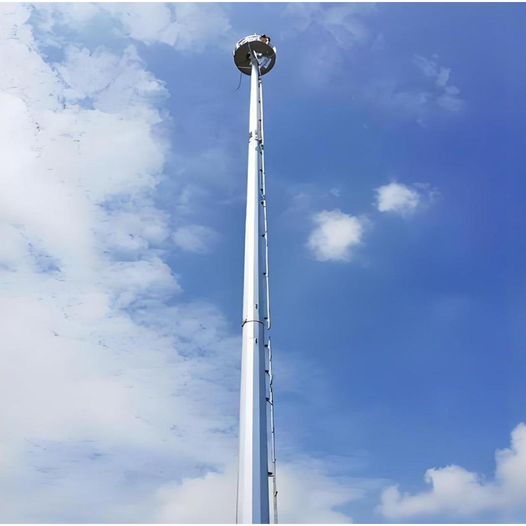 单杆监控塔厂家森林监控塔边防瞭望塔园区监控塔道路车流量监测塔