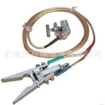 35千伏铁塔线路用接地线撞击线夹抛投式带绳接地线百鼎25mm2-6米
